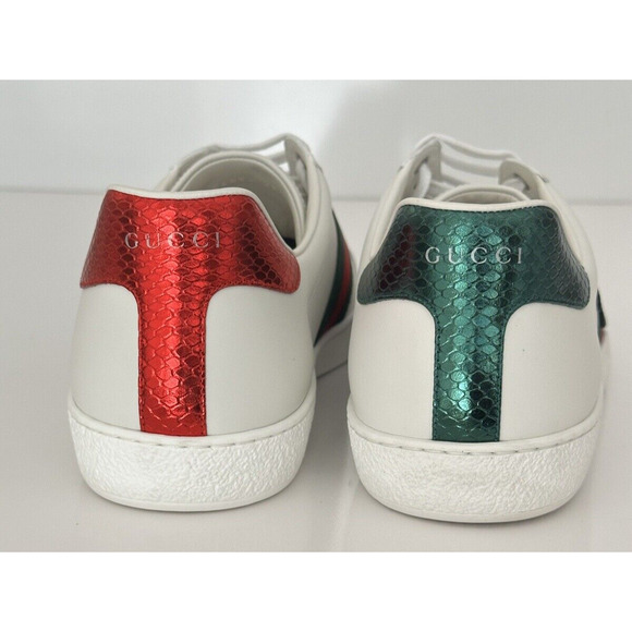 Gucci Men\'s Soft White Snake dSneakers 14.5 US (Gucci 13.5) 456230 IT NIB main image 9
